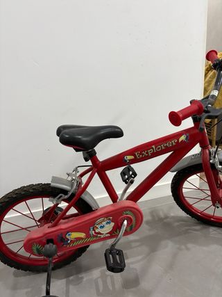 Bicicleta infantil roja Explorer