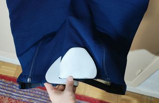 Pantalóni da sci vintage con bretelle