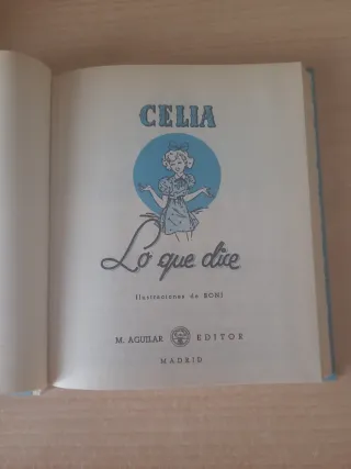 Libro juvenil Celia Lo que dice