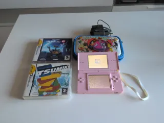 Nintendo DS Rosa + 32 Juegos