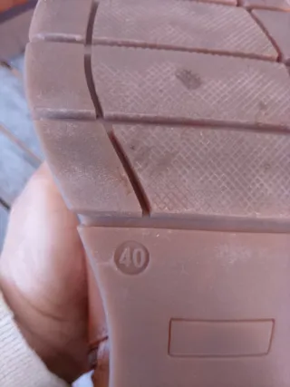 Botas altas CHICA 10 marrones con cordones