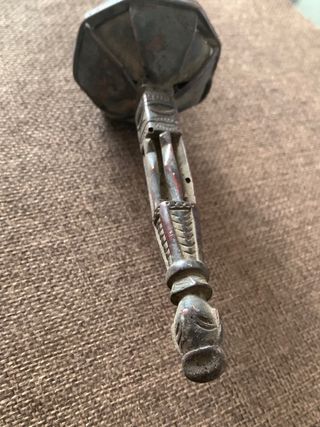 Antica conocchia calabrese intagliata a mano