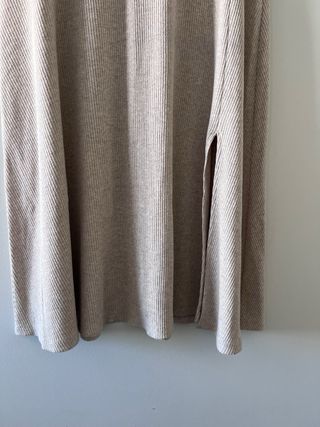 Blazer Zara oversize y Falda Punto Mango