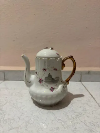 Teiera in Porcellana Vintage - Decorazione Shabby Chic