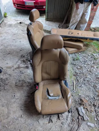 Asientos Cuero Beige Hyundai Coupe GK
