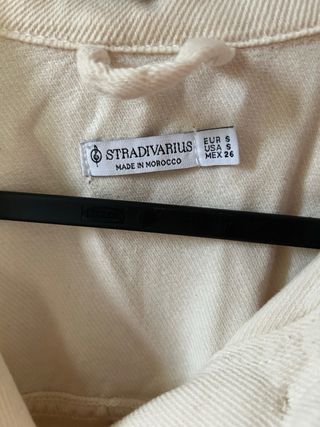 Chaqueta de paño beige