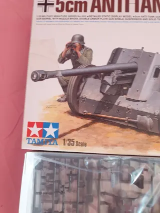 Maqueta Tamiya 1/35 Cañón Antitanque Alemán Pak38