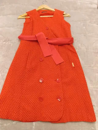 Vestido Pedro del Hierro Talla 42 Naranja