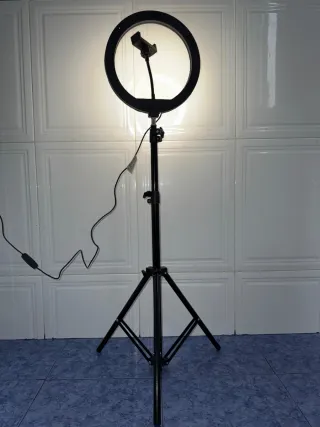 Kit Aro de Luz LED "elta" + Trípode + Soporte Móvi