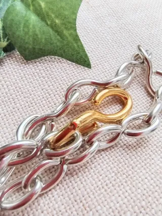 Pulsera Tous Bent Plata y Vermeil