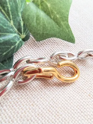 Pulsera Tous Bent Plata y Vermeil
