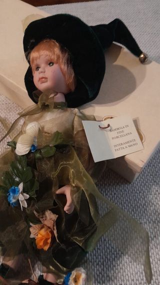 Bambola porcellana anni 80/90 artigianale