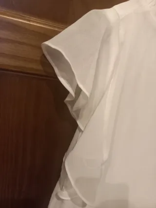 Camiseta Zara Blanca Talla S