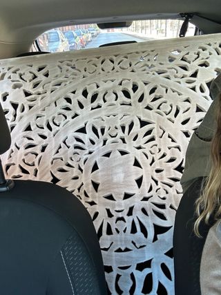 Cabecero de cama madera mandala