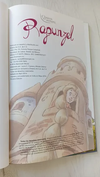 Rapunzel acolchado