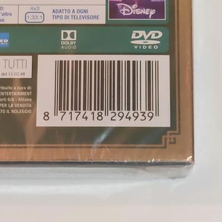 DVD Walt Disney BAMBI film d'animazione NUOVO