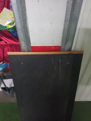 Espejo de madera y cristal