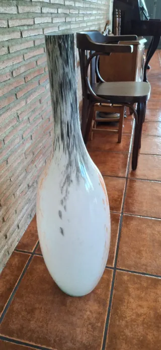 Jarrón de cristal decorativo