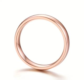 Anillo de oro liso