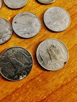 Lotto 11 monete Regno d'Italia Lire