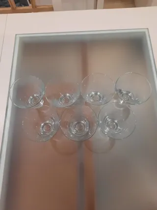 Set 7 Vasos Martini Cristal