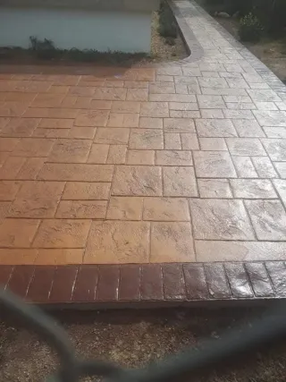Hormigón impreso y pulido, hormigón fratasado