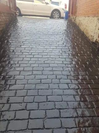 Hormigón impreso y pulido, hormigón fratasado