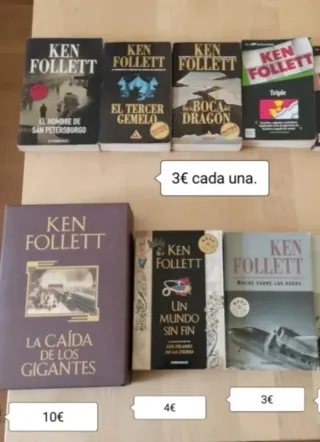 Ken Follet. Novelas.
