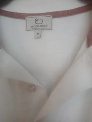 Polo Woolrich Uomo Bianco Taglia M