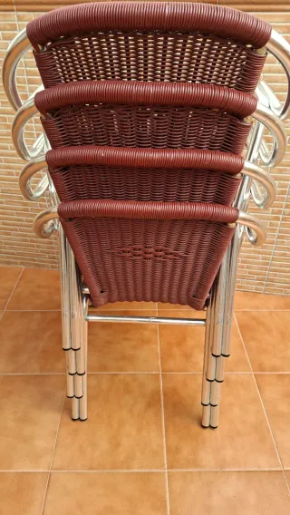 Sillas Terraza Aluminio. Precio por Silla