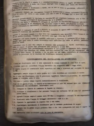 Distillatore solare pneumatico Eurovinil