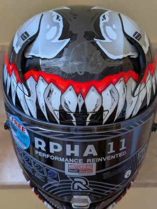 Casco HJC RPHA 11 Marvel Venom Nuevo
