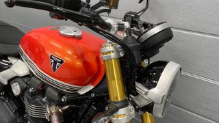 Triumph Speed Twin 1200 Naranja/Plata