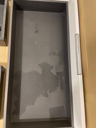 Lavabo de cerámica blanco
