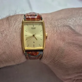 Orologio da polso donna Citizen oro e marrone