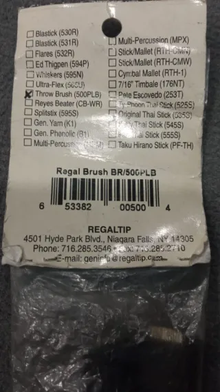 Escobillas Regal Tip