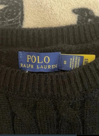 Jersey Polo Ralph Lauren Negro Talla Xs