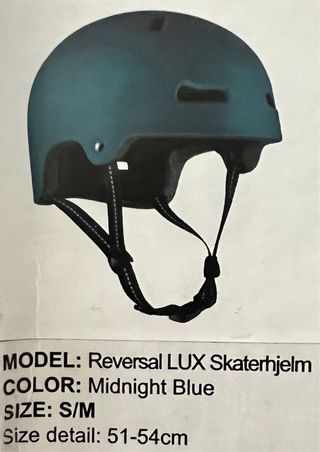 Casco para skate/bicicleta Reversal LUX Skaterhje