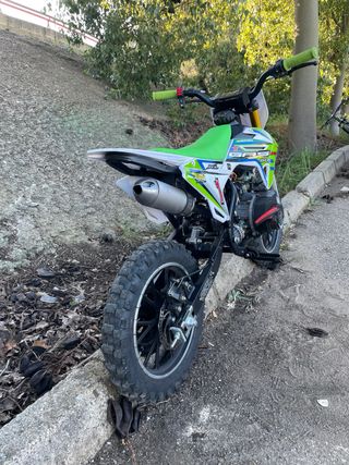 Minimoto MTR Motocross Verde/Blanco