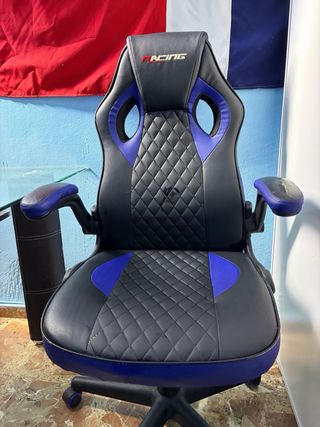 Silla Racing Negra y Azul