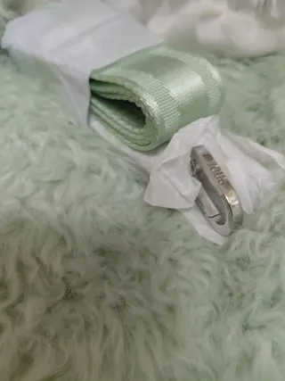 Bolso Tous verde menta peludo