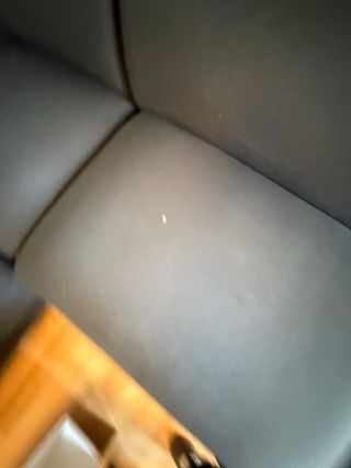 Sofá esquinero tela negro