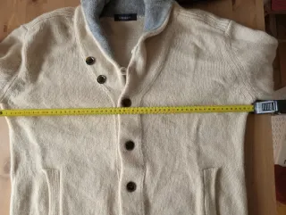 Jersey Cortefiel Talla L Beige y Gris