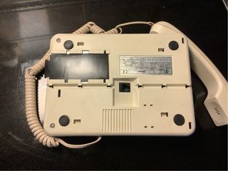 Teléfono de mesa Forma beige