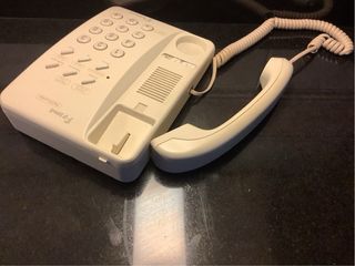 Teléfono de mesa Forma beige
