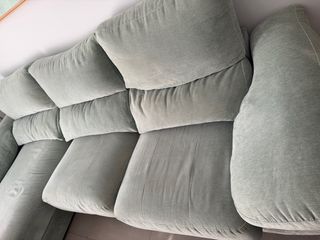 Chaiselongue verde agua claro