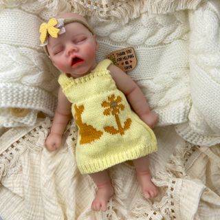 Bebé Reborn Silicona Platino Sólida 30 cm - Sandra