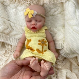 Bebé Reborn Silicona Platino Sólida 30 cm - Sandra
