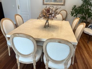 Sillas de comedor madera tapizada modelo Victoria