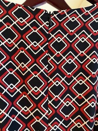 Vestido Mango Étnico Manga Larga